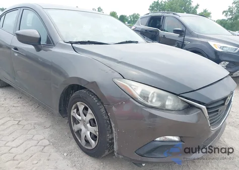 2015 Mazda Mazda3 I Sport из США, поврежденный, VIN JM1BM1U74F1271091